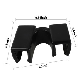 esahpss 5 Pairs Reusable Chopstick Helpers, Non-Slip Chopstick Helpers - Adult Training Chopsticks with Replaceable, Heat-Resistant Alloy Holders and Clips (Black)