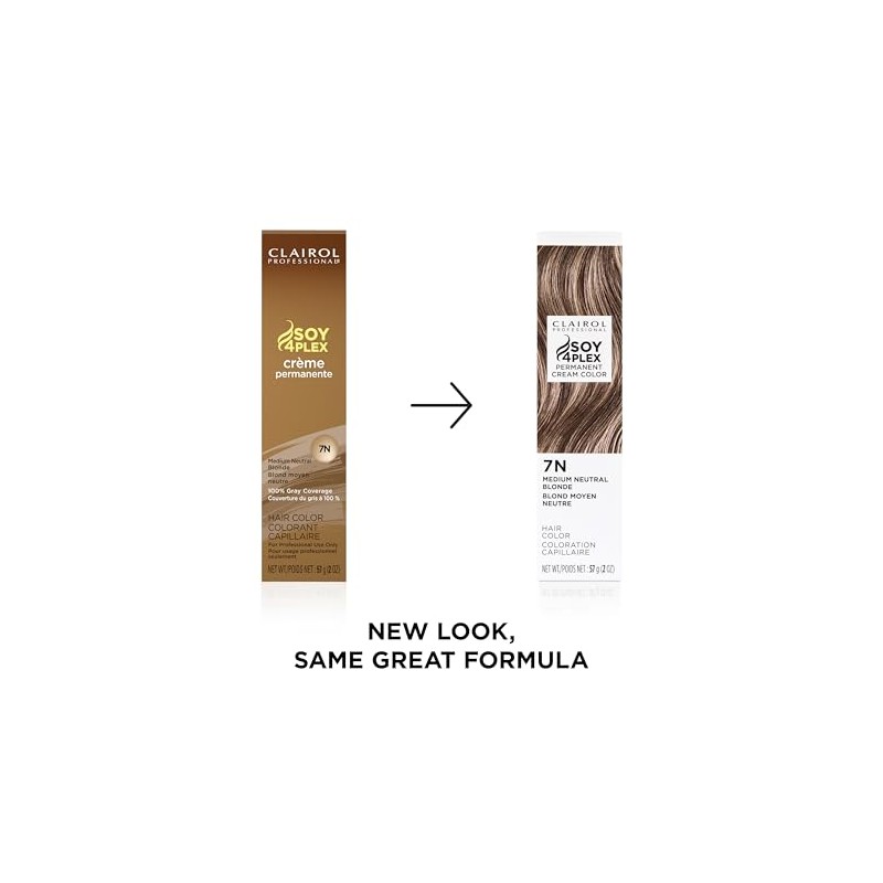 Clairol Crème Permanent 7N Medium Neutral Blonde
