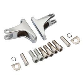 TCMT Passenger Footpeg Peg Mini Mount Kit Fit for Touring Models Road King Street Glide 1993-2025 (Chrome)