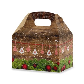 Logbuch-Verlag 5 Small Boxes Christmas Boxes Gift Box for Filling 12.5 x 18.6 x 12 cm – Packaging Gifts Christmas