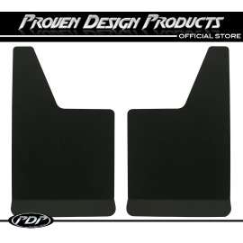 Proven Design Products Ford F-150 RAPTOR SVT, F-250 Black Mud Flaps, PDP MUDFLAPS PLAIN_ BLACK