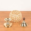 Handmade Brass Akhand Diya Oil Lamp with Sparkling Crystal Accents