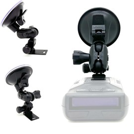 LycoGear Ehnanced Dual Ball Joint Adjust Suction Cup Bracket Compatible for UNIDEN R1 R2 R3 R4 R7 R8 R9 DFR3 DFR6 DFR7 DFR8 DFR9 Radar Detector