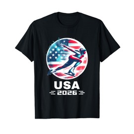 Women Speed Skating Team 2026 Speed Skating 2026 USA Team T-Shirt