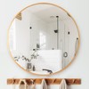 Kinger Home 32-inch Gold Circle Mirrors for Wall Decor