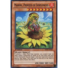 YU-GI-OH! - Mariña, Princess of Sunflowers (SHSP-EN040) - Shadow Specters - 1st Edition - Super Rare
