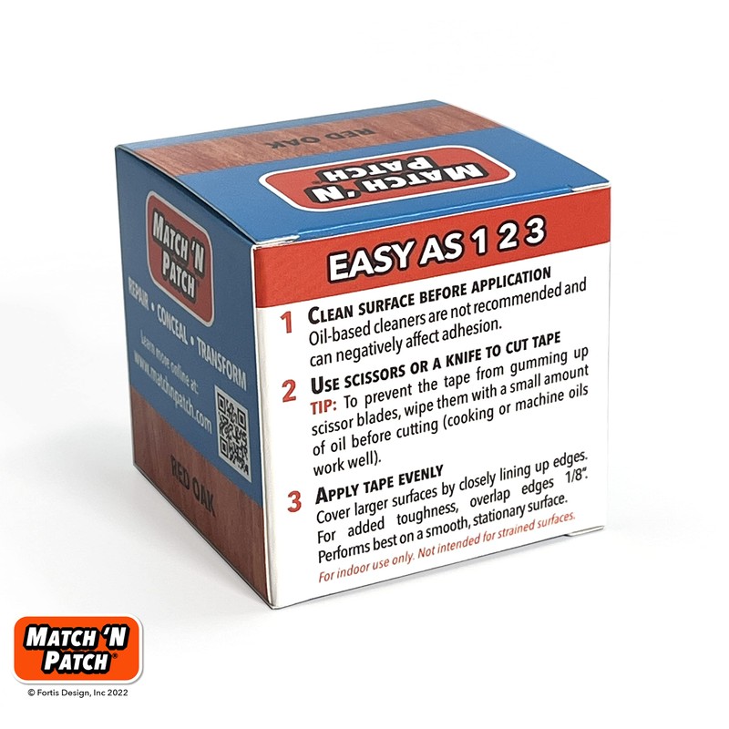 MATCH 'N PATCH Realistic Wood Grain Repair Tape - Durable