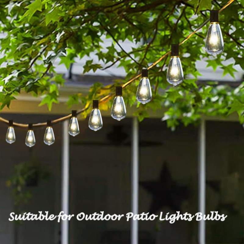 10-Pack Edison Replacement Light Bulbs, 7-Watt E12/C7 Incandescent ST38 Replacement