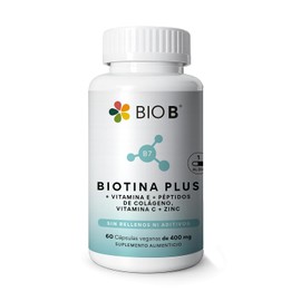 BIO B | Biotina Plus | 60 cápsulas veganas