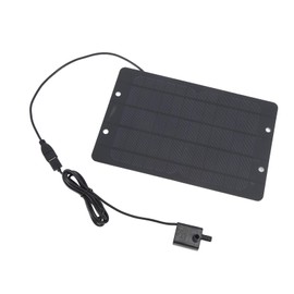 Cocoarm Solar Fountain Kit, Leistungsstarker Wasserfluss, Einstellbar