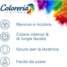 Coloreria Italiana Grey Colorante Tessuti e Vestiti in Lavatrice, colore Marrone Terracotta, 1 Confezione, 350 g