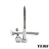 TERF® M12 X 80mm Coach Screws Hex Head M12 (12mm)