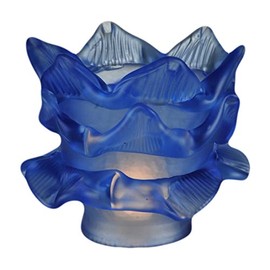 Meyda Tiffany 14656 Tier Glass Replacement Lamp Shade, Blue