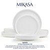 Mikasa Marion Chip Resistant 12 Piece Dinnerware Set, Service for