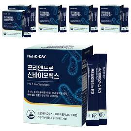 Nutri D Day Free&Pro Synbiotics, 129g, 6 units / 뉴트리디데이 프리앤프로 신바이오틱스, 129g, 6개