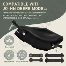 GY00115 Deck Mulch with Mounting Accessories Compatible with John Deere 42" Mower Decks Cover 102 105 110 118 115 125 135 D/E/L/X/LA Series Mowers