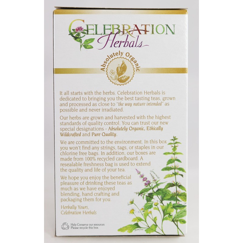 Celebration Herbals Organic Eucalyptus Leaf Tea Caffeine Free -- 24