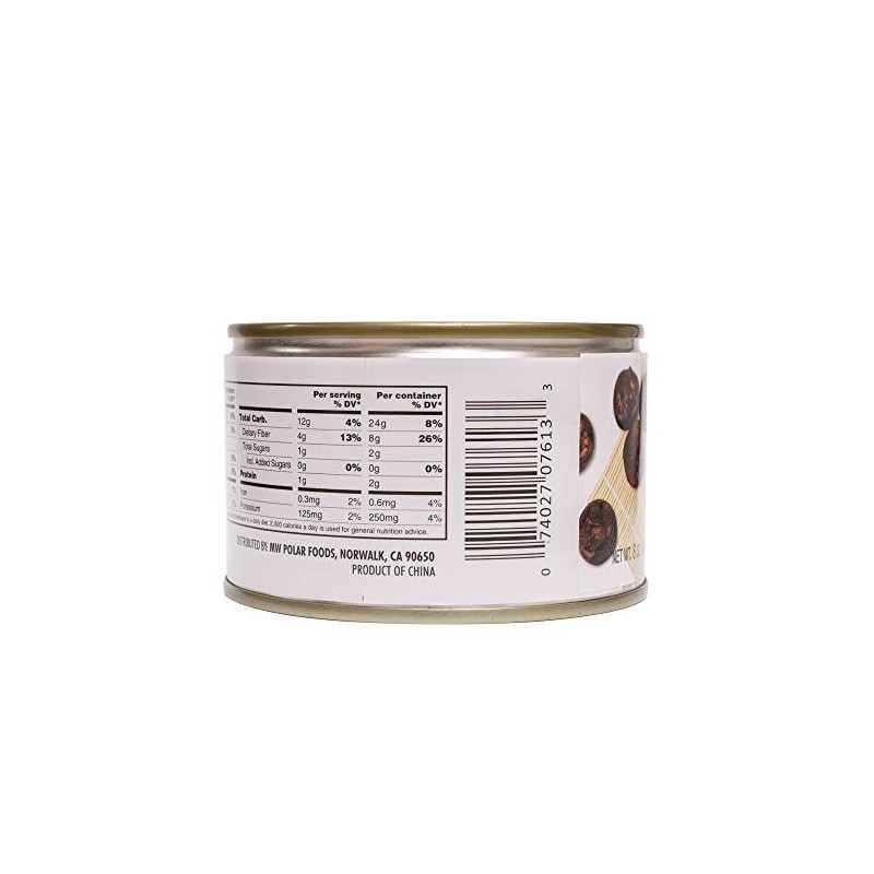 MW Polar Canned Vegetables Water Chestnuts, Sliced, 8 Ounce, (Pack