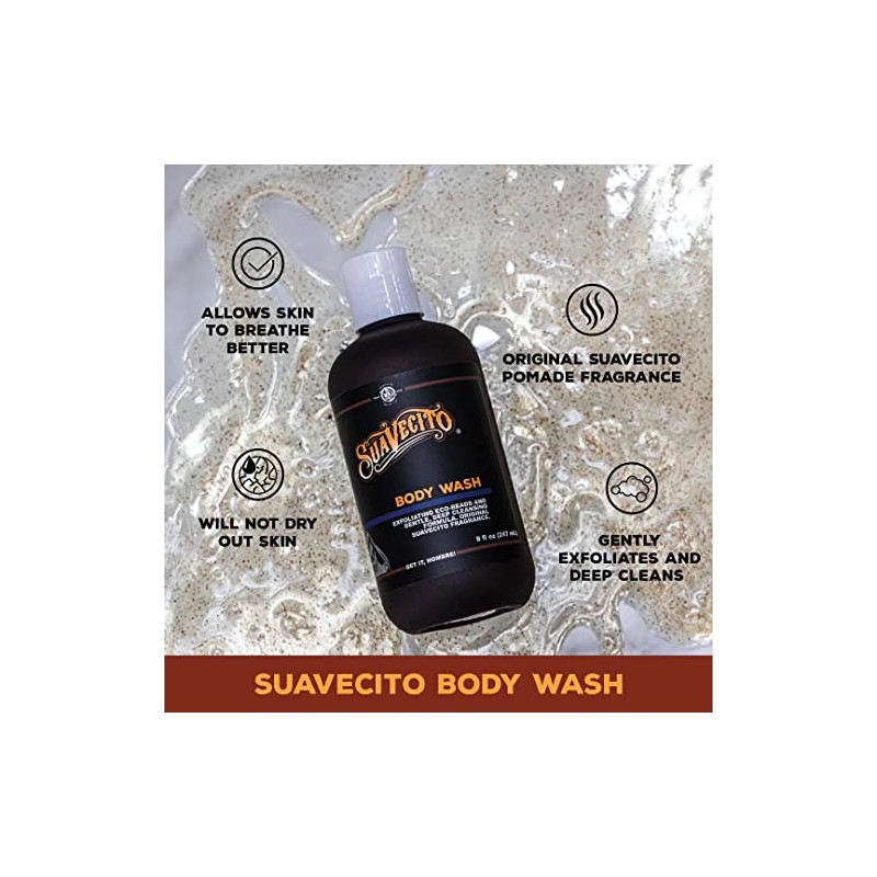 Suavecito Cuerpo de los hombres lavar 8 Oz