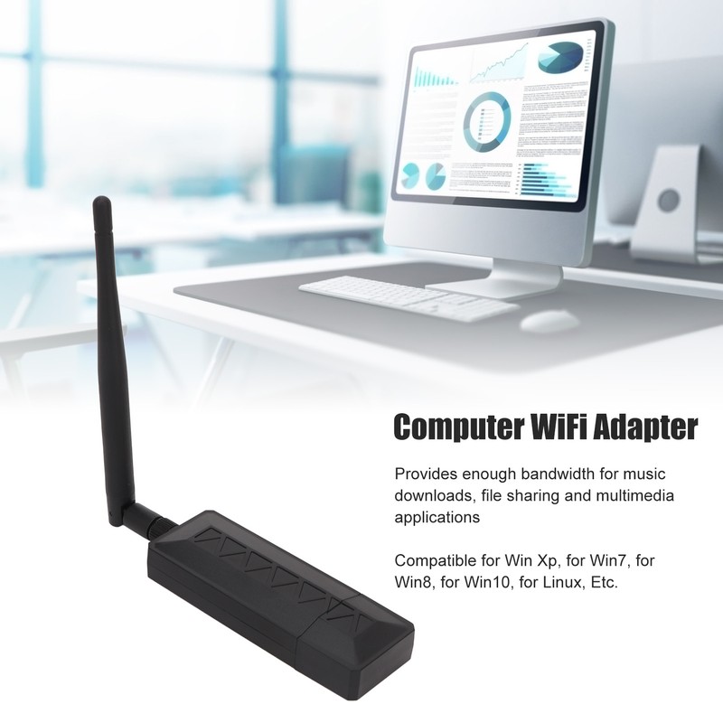 USB WiFi Adapter AR9271 2.4G Network Frequency 150Mbps Transmission Wireless