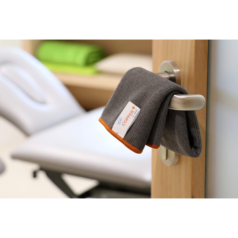 Copper Plus Cloth 32 x 32 cm, Grey, Set of