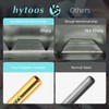 HYTOOS Coarse Safety Tapered Nail Drill Bits,Titanium Coating Round Top