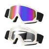 LJDJ Dirt Bike Goggles, Motorcycle Goggles 2 Pack ATV Goggles