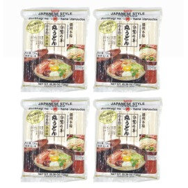 Toa Shirakiku Noodle 4-PACK Variety Set, 25.39 Oz Each - Maruudon, Zaruudon, Somen, Soba (Maruudon (4-Pack))