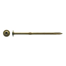 Big Timber 1CTX155 T-30#15 x 5" Construction Lag Screw Knurled Shank Type-17, Bronze, (100per Pack), Green Ceramic
