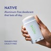 Native Sensitive Deodorant Contains Naturally Derived Ingredients, 72 Hour Odor