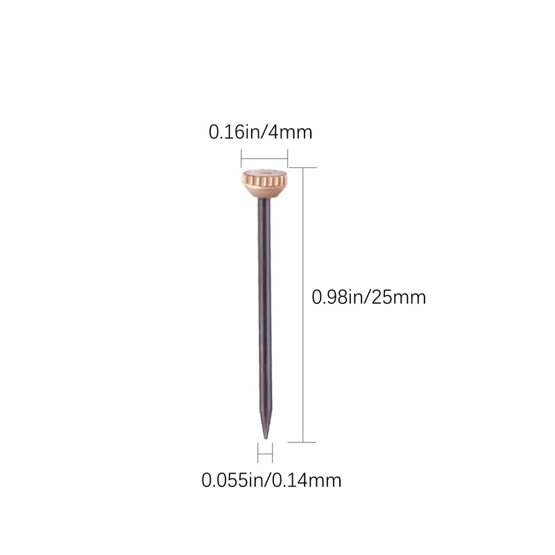 AIEX 50Pcs Picture Hanging Nails Picture Hang Solutions Plaster Picture