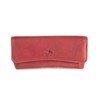Jahn-Lederwaren Leather Glasses Case for Glasses Model BR-51407, red