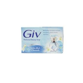 Giv Parfumed Beauty Bar Soap, 76 Gram (Pack of 5) (Water Lily & Chamomile)