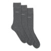 BOSS Men's 3P RS Uni CC Regular Socks, Medium Grey31,