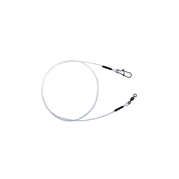 PetrisCatch Set of 5 Fluorocarbon Leaders with Carabiner for Pike,