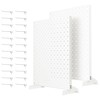 WALMANN Metal Tabletop Pegboard Display Standing Pegboards for Craft Shows,