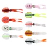 9Pcs Simulation Fishing Lures PVC Luminous Soft Fishing Baits for