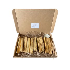 Midnight Mantra Organic Palo Santo | Premium Grade High Resin Ethically Sourced Peruvian Palo Santo Wood Sticks | Natural Incense | Home Negative Energy Cleansing