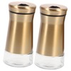 Ciieeo 2Pcs Seasoning Visible Spice Dispenser for Salt Pepper and