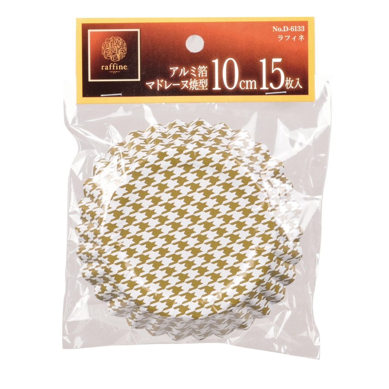 Pearl Metal D-6133 Raffine Aluminum Foil Madeleine Baking Mold, 3.9