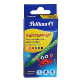 Pelikan Crayon Pelikan Redondo Delgado 15 Cajas Con 6 Pz C/u
