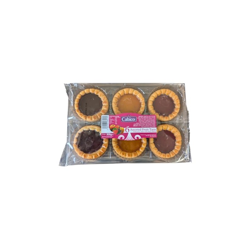 Fruit Tarts Assorted 6 Pack 300g x 4 (Total 24