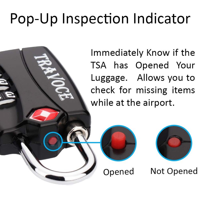 TSA Approved Luggage Locks, Travel Locks Which Also Work Great