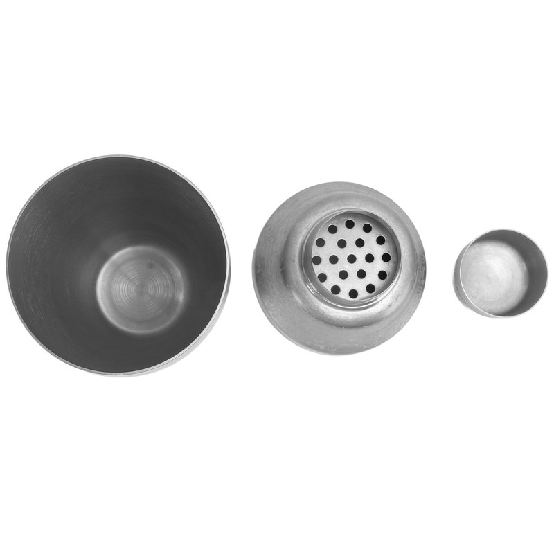 Cocktail Shaker 304 Stainless Steel Boston Shaker Mixer with Built
