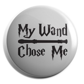 Hippowarehouse My Wand Chose Me (Recorder) Badge Pin 38mm