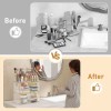Songpumsangseoseolmingchamjo 델라무 3PCS 스태커블 메이크업 오거나이저 욕실 침실용 서랍 6개가