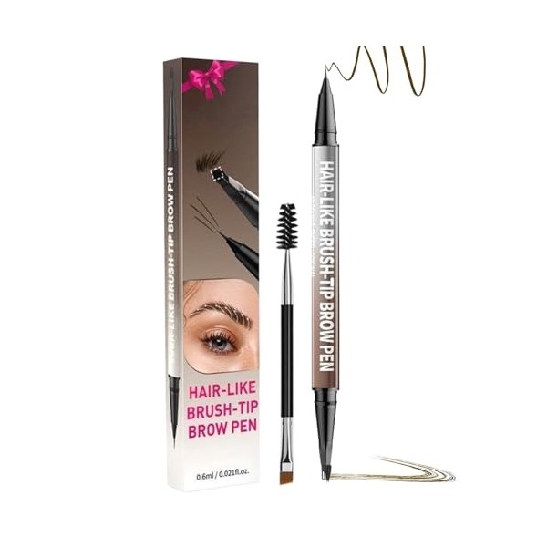 Makeup Brow Styler - Double Ended Eyebrow Pencil for Natural
