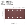 uxcell 240 Grit 1/3 Sanding Sheet Sander Sandpaper Hook and