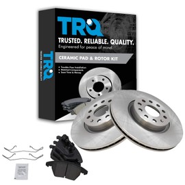 Front Ceramic Brake Pad & Rotor Set for A3 TT VW Eos Jetta GTI Passat