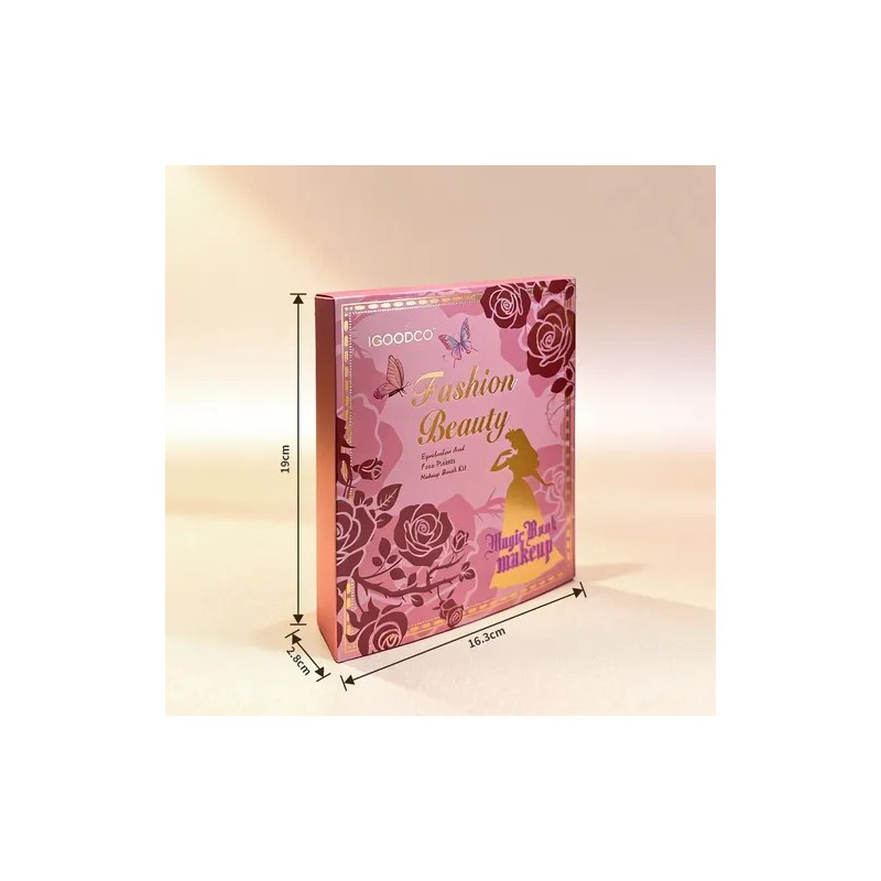 Paleta De Maquillaje De 68 Pcs Con Labial De Larga